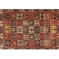 thumbnail image 1 of Ahgly Company Machine Washable Indoor Rectangle Traditional Tomato Red Area Rugs, 2' x 3', 1 of 7