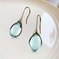 thumbnail image 4 of Milageto 5xTeardrop Women Natural Dangle Earrings Jewelry for Wedding Green 5 Pcs, 4 of 8