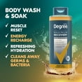 Degree Men Maximum Recovery Body Wash and Bath Soak Ginger Extract, 16