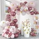 thumbnail image 1 of Decoraciones de Baby Shower para Niña 140 Piezas YONGSHENG Guirnalda de Globos Rosa Metálico Kit de Arco de Globo Blanco Rosa Pegatinas de Mariposa Confeti de Oro Rosa, 1 of 5