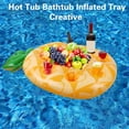 thumbnail image 4 of Inflatable Dinner Tray Fruit Shape Leak-proof Inflatable Strong Buoyancy Water Dining PVC Pool Drink Holder Float Beach Supply, 4 of 10