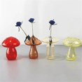 thumbnail image 3 of Mushroom Glass Vase Plant Hydroponic Vase Aromatherapy Bottle,E, 3 of 5