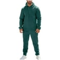 thumbnail image 3 of TrdSipl Men Tracksuit 2 Pieces Hoodies with Sweatpants Sets Workout Jogging Sweatsuit Sets for Men Loose Fit Cozy Sport Suit Sets, 3 of 8