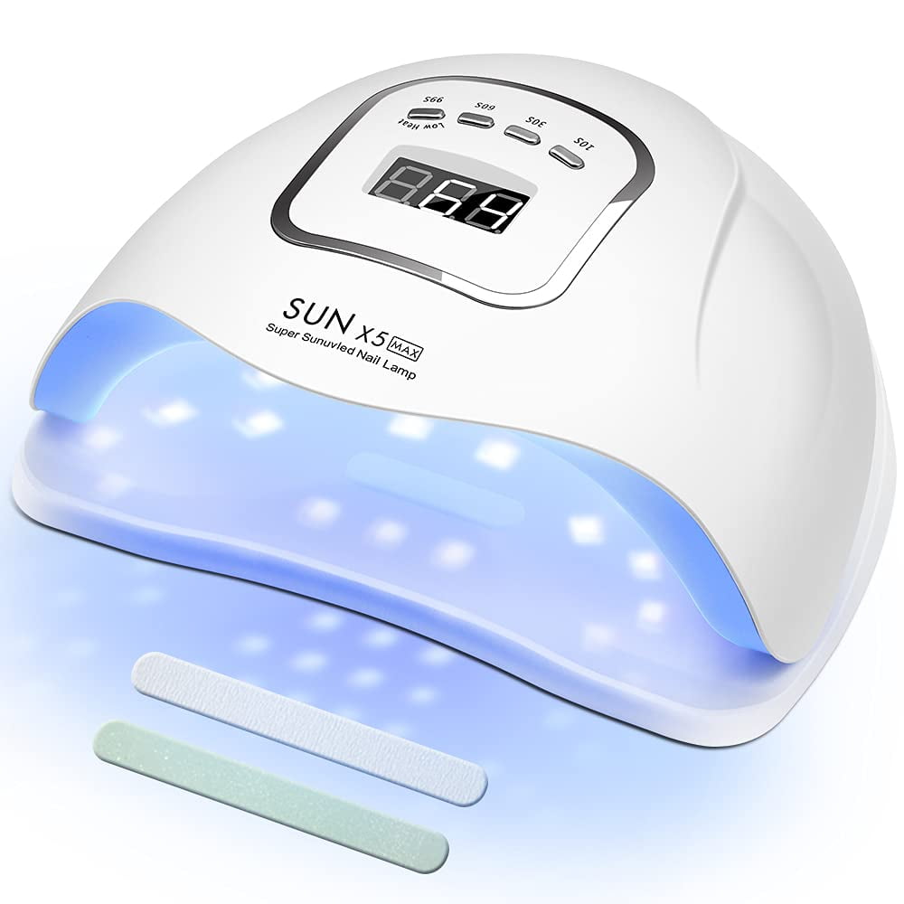 150W UV LED Nail Lamp, Gel Nail Lamp for Nail Polish with 4 Timers, UV