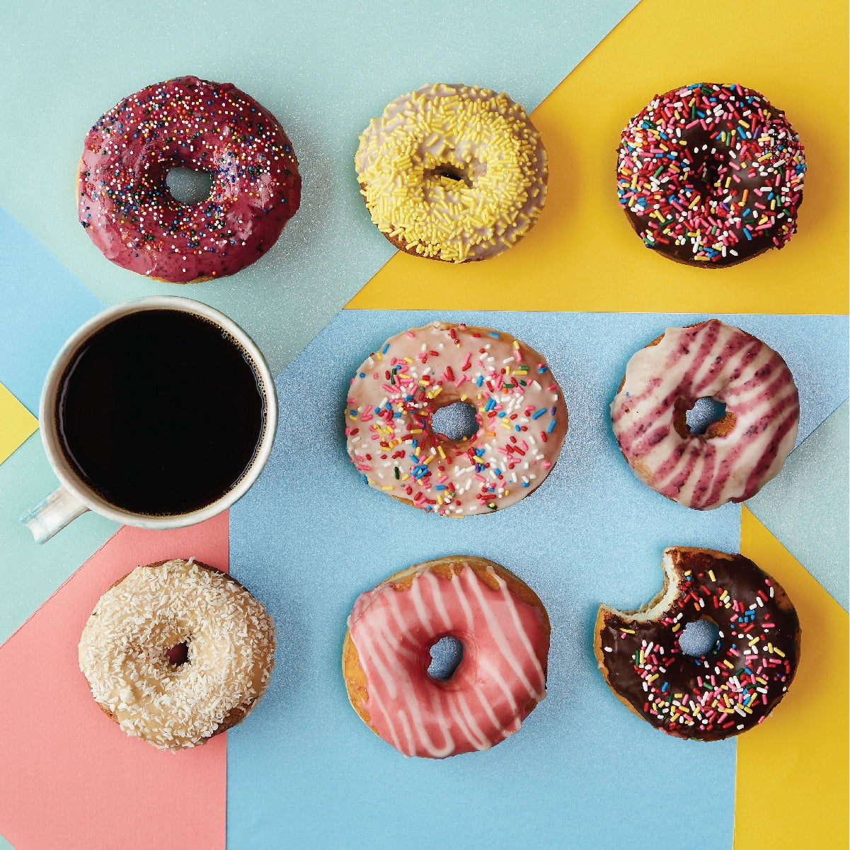 The Original Donut Shop Chocolate Glazed Donut, Flavored Coffee Keurig K-Cup Pods, Medium Roast, 18 Count