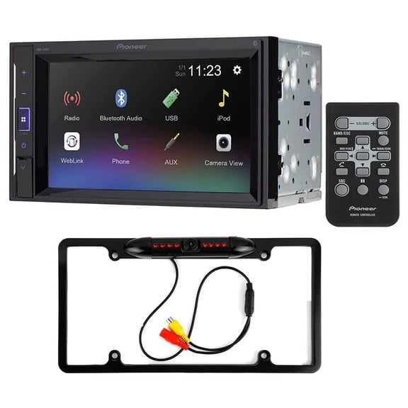 Pioneer DMH-241EX Touchscreen Car Stereo with Bluetooth and Backup Camera