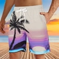 thumbnail image 2 of Traje De Baño Shorts De Imprimir Playa Bañadores Para Hombre, 2 of 7