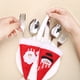 thumbnail image 2 of Tableware Fork Knife Holder Bag Navidad 2021 Noel Christmas Decorations for Home Dinner Table Decor New Year 2022 Christmas Gift, 2 of 5