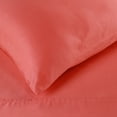 thumbnail image 5 of Sateen-Finish Cotton Pillowcase Set - Standard Size, Coral, 5 of 5