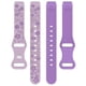 thumbnail image 4 of For Xiaomi Smart Band 9 8 Embossed Silicone Dual Color Strap Replacement Wristband - Black Pink, 4 of 5