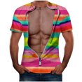 thumbnail image 1 of Qertyioot T-Shirt d'Entraînement pour Hommes Liquidation T-Shirts d'Été Décontractés Col Rond Manches Courtes pour Hommes, 1 of 2