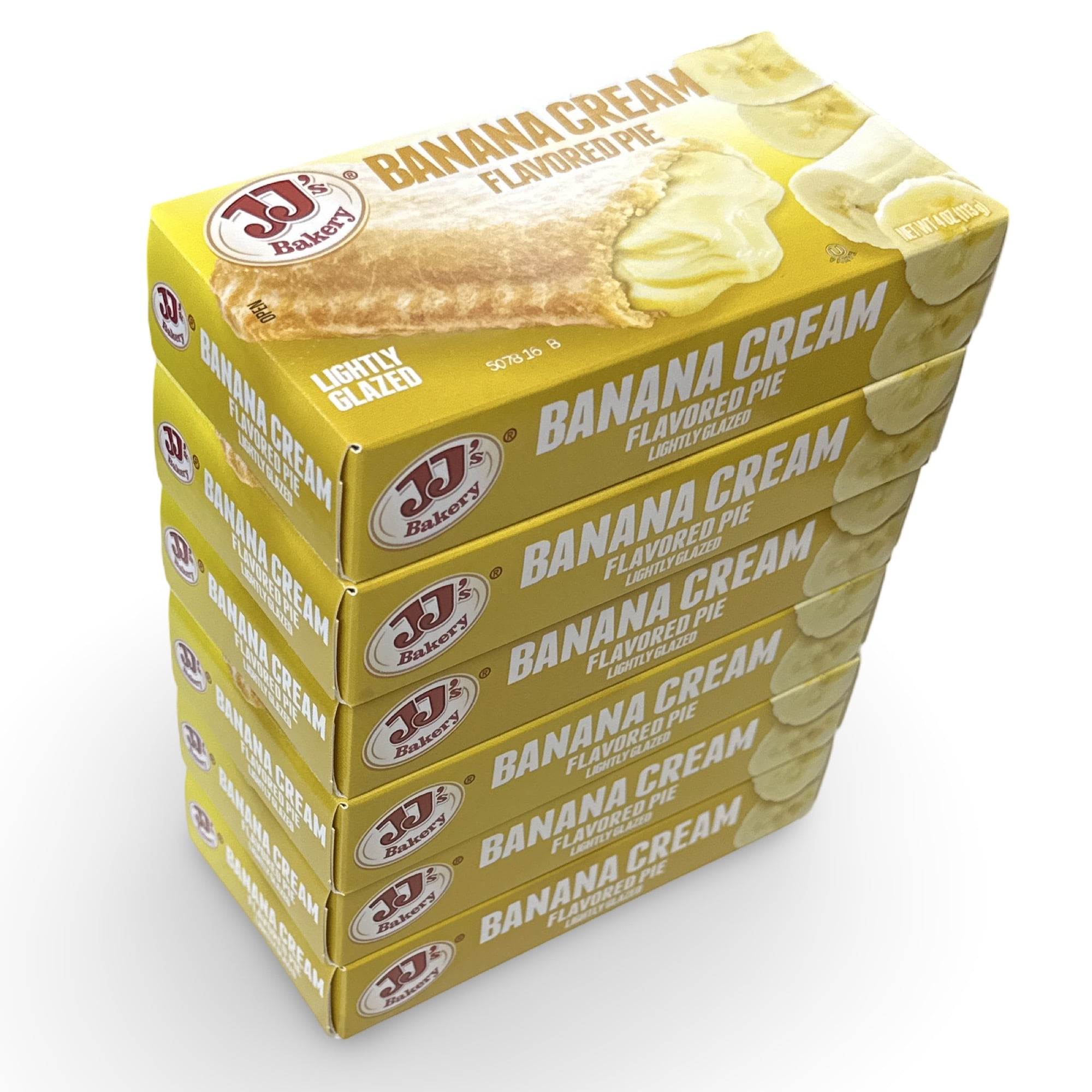 (2 pack) JJ's Bakery Pies Variety Pack (Boston Cream / Chocolate / Banana) | 12 Count