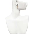 thumbnail image 2 of Delight Jewelry Gold-tone Open Peace Heart Key - Two-tone Daisy Flower Post Earrings, 2 of 4