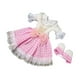 thumbnail image 5 of Juego de vestido Hugo 1:6 para hacer tus propias muñecas bricolaje educativo ropa disfraz de cosplay para muñeca princesa de 11,81 pulgadas Rosa, 5 of 9