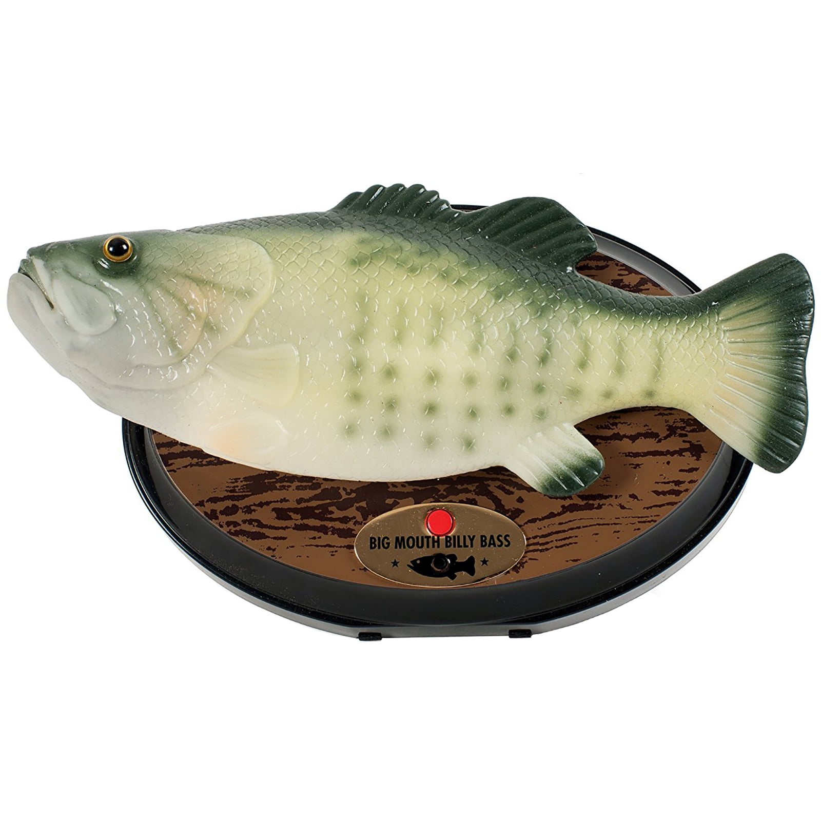 Big Mouth Billy Bass Singing Sensation – Motion Sensor Animated Fish – Sings “I Will Survive” & “Don’t Worry Be Happy” – Novelty Gift Display