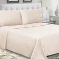 thumbnail image 2 of Superior Tierney Cotton Percale Deep Pocket Sheet Set, Twin XL, Ivory, 2 of 6