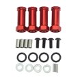 thumbnail image 1 of Adaptadores de hexagonal de rueda de aluminio de 4 piezas mm, combinador más de extensión de 29,5 mm para 144001, 124018, 1240 - Rojo Yotijar Piezas de coche rc de ruedas hexagonales de 12 mm, 1 of 8