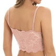 thumbnail image 4 of qucoqpe Sexy Bras for Women Lace Floral Bralettes Padded Lace Bandeau Bras with Straps, 4 of 5