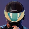 thumbnail image 2 of Lente para casco de motocicleta DYNWAVEMX protector antiniebla para casco piezas de repuesto alto rendimiento duradero reemplaza el protector de visera Dorado, 2 of 8