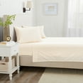 thumbnail image 2 of Great Bay Home Striped Microfiber Wrinkle Resistant Sheet Set (Queen, Marigold), 2 of 2