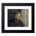 thumbnail image 2 of Paul Gauguin 17x15 Black Modern Framed Museum Art Print Titled - Portrait of the Painter Achille Granchi-Taylor (1885), 2 of 5