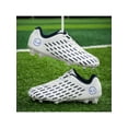 thumbnail image 6 of Fangasis Women Comfortable Long Nails Running Shoe Nonslip Lace Up Breathable Round Toe Soccer Cleats White 4.5Y, 6 of 9
