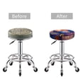 thumbnail image 4 of Goofa Rooster Oil Painting Printed Stool Covers Round, Waterproof Round Bar Stool Covers Anti-Slip Round Bar Stool Seat Cover with Elastic Bands Durable -, 4 of 7