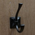 thumbnail image 5 of GlideRite  5-Pack 4-1/4 in. Matte Black Flared Double Coat Hooks, 5 of 5