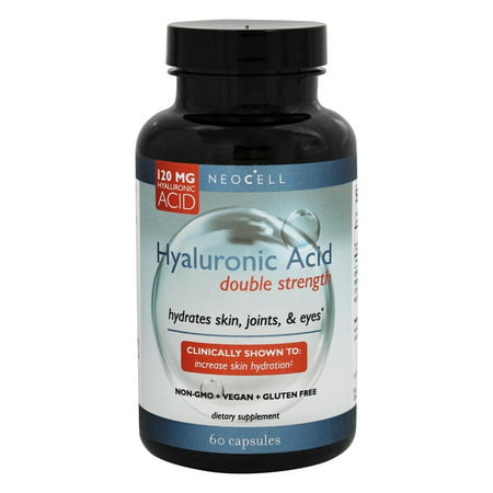 NEOCELL - Acide Hyaluronique Double Strength 120 mg. - 60 Capsules