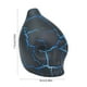 thumbnail image 3 of Silbato Azteca de La Muerte con Forma de Calavera | El Silbato Azteca Auténtico Más Potente | Sonido Único | Cerámica | Azul | 6 X 7,5 Cm | Incluye Cordón, Bolsa de Almacenamiento y Manual de Instruc, 3 of 6