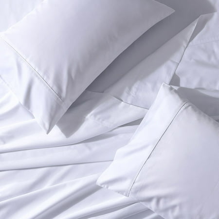 Crispy Soft Split King Adjustable Bed Sheets Abripedic 100% Cotton Percale Sheets - (Best Cool Crisp Bed Sheets)