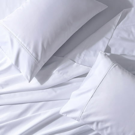 Crispy Soft Split King Adjustable Bed Sheets Abripedic 100% Cotton Percale Sheets - (Best Percale Sheets Crisp)