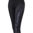 thumbnail image 3 of FashionOutfit Women's Animal Print Contrast Leggings, 3 of 3