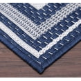 thumbnail image 4 of Oriental Area Rug - 5 ft. 3 in. x 7 ft. 6 in., Navy, Waterproof Floor Rug with UV Protected Surface for Patio, Garden, Backyards, 4 of 8