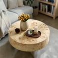 thumbnail image 2 of Hassch Round Coffee Table, 31.4 Inch Modern Center Table for Living Room, Easy to Assemble, Natural, 2 of 7