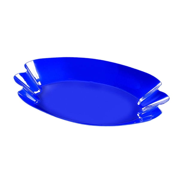 Plato de pesaje de granos de café, bandeja para servir aperitivos, granos multiusos, té, dulces, , platos de exhibición, bandeja de exhibición Azul
