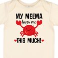 thumbnail image 4 of Inktastic My Meema Loves Me Grandson Boys or Girls Baby Bodysuit, 4 of 5