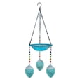 thumbnail image 3 of Hummingbird Feeder And Bird Bath For Outdoors 2-In-1 For Small Birds - Hummingbird Bath Fountain With 3 Blue Feeder Pots - Hanging Solar Bird Bath Fountains, 3 of 7