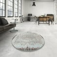thumbnail image 4 of Ahgly Company Machine Washable Indoor Rectangle Traditional Grey Gray Area Rugs, 2' x 5', 4 of 7
