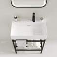 Lofi 24" Bathroom Vanity With Ceramic Basin, Freestanding Bathroom