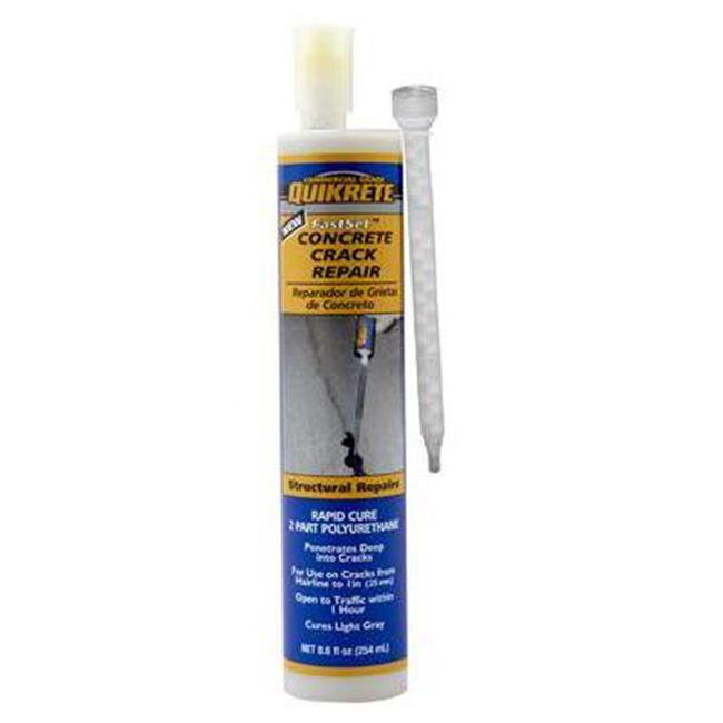 Quikrete 235982 8.6 oz Fast Epox Repair Crack Filler, Grey Walmart