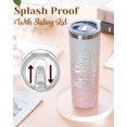 thumbnail image 4 of Theater Gifts, Broadway Musical Gifts for Women Actors, Musicians on World Theatre Day, 20oz Insulated Stainless Steel Tumbler - Happy Place, 4 of 7