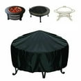 thumbnail image 5 of Patio Round Fire Cover Waterproof UV Protector Grill BBQ Cover Outdoor Yard, 5 of 10