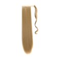 thumbnail image 2 of FITYLE 26 inch Long Straight Ponytail Extension,Soft as Human Hair,Styling Ponytails,Beauty Supplies Wrap Around Ponytail Extension for Girls gold brown, 2 of 9