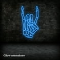 thumbnail image 3 of Glowneon Yolo Hand Sign Led Light, Skeleton Hand Sign Neon, Skeleton Hand Neon Led, 3 of 4