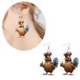 thumbnail image 2 of SIEYIO Adorable Cartoon Chicken Earrings for Women Cute Ear Studs Adornment Trendy Ear Hooks Charm Ornament Jewelry Accessories, 2 of 15