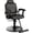 Black, variant on Baasha Premium Black Reclining Salon Chair with Removable Headrest, All-Purpose Hydraulic Barber Chair, Soft PU Leather, 360° Swivel, 135° Recline, Heavy-Duty Steel Frame, 330 lbs Capacity
