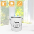 thumbnail image 3 of SOPOTUTU Compost Bucket For Kitchen Kitchen Compost Bin White Iron 1Set, 3 of 8