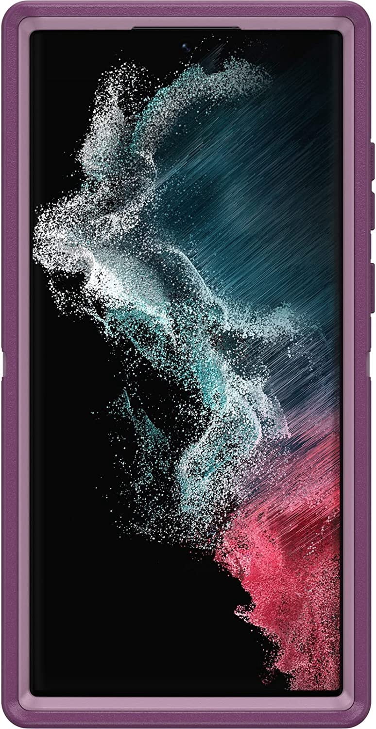 OtterBox DEFENDER SERIES SCREENLESS Case Case for Galaxy S22 Ultra - HAPPY PURPLE