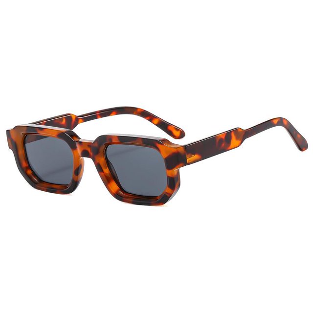 Gafas de sol cuadradas Gafas de sol de moda con montura pequeña engrosadas cuadradas retro europeas y americanas gafas de sol para mujer
